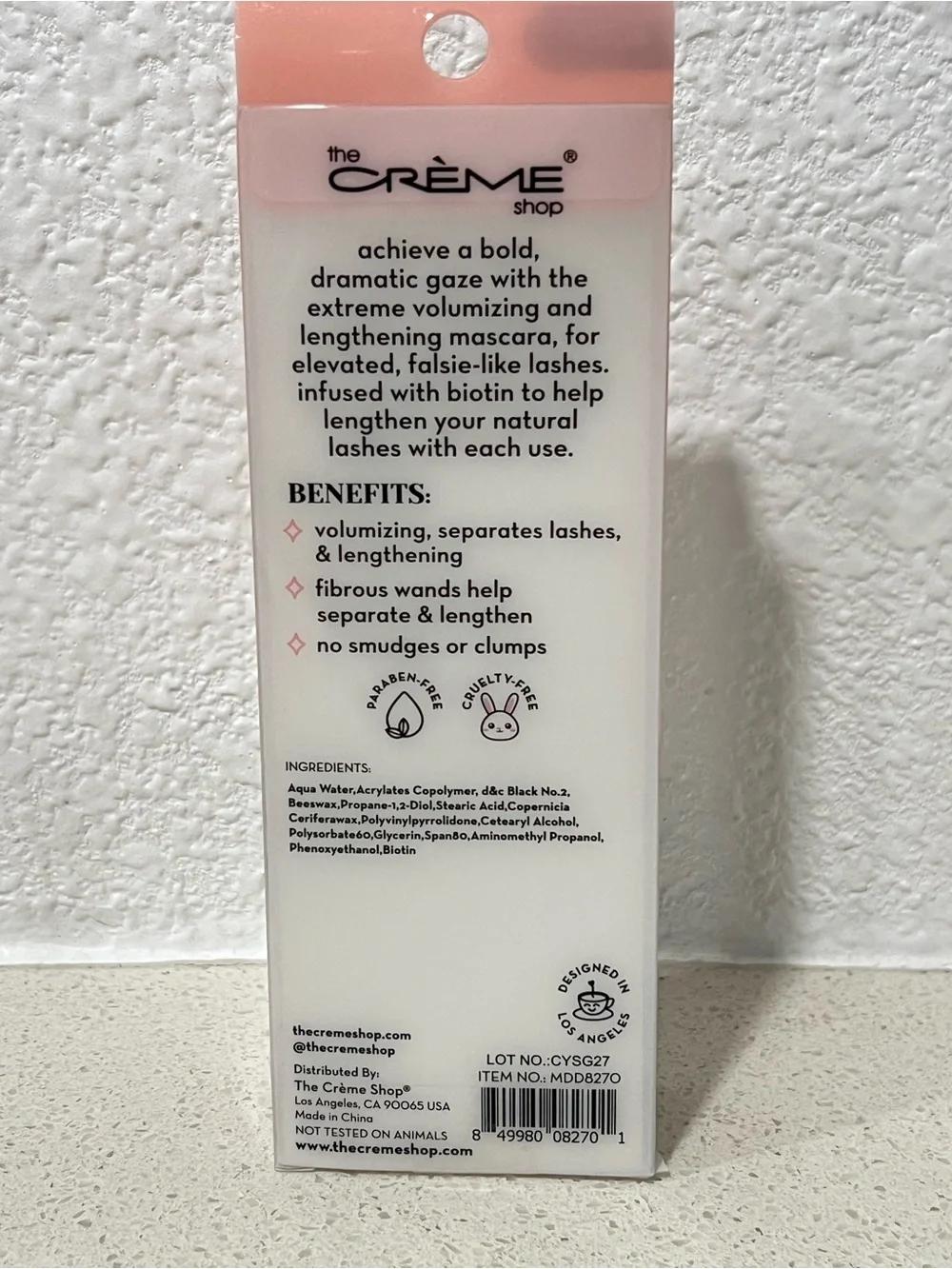 the CRÈME Shop 3D Mascara Dramatic Duo